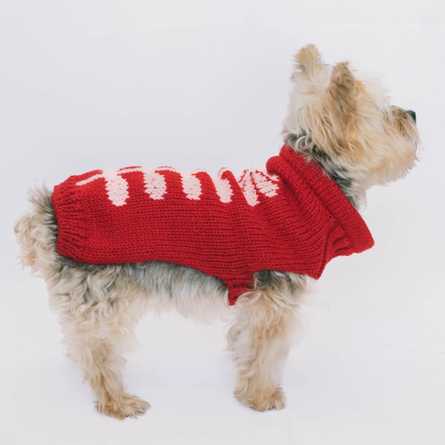 Chaleco delia perrito rojo italiano - Nao Knitwear