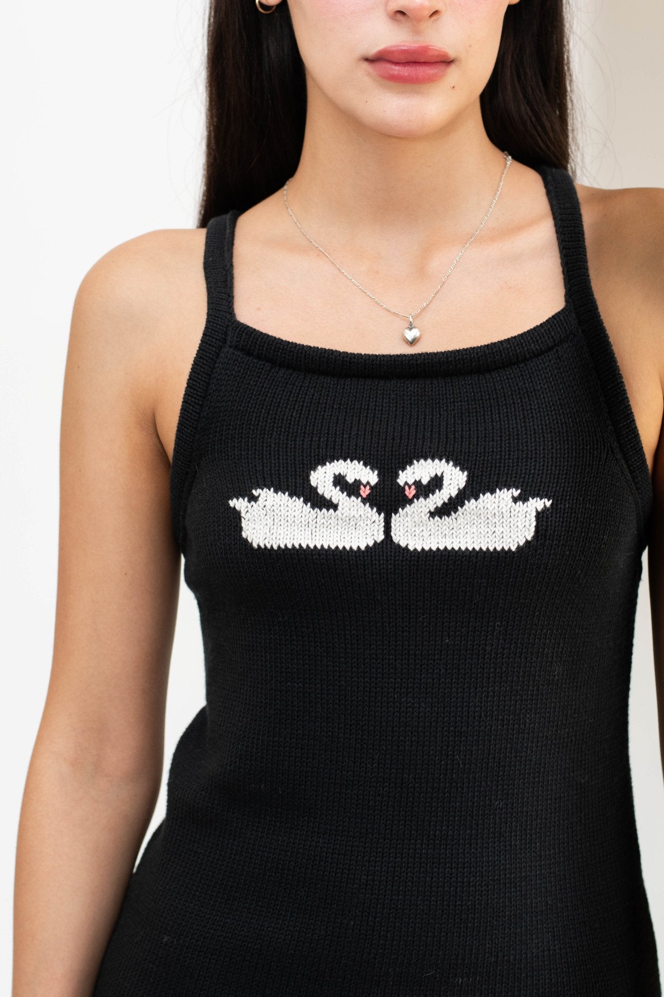 Vestido de punto cisne negro - NAO